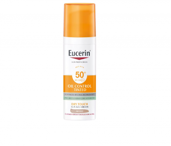 EUCERIN SUN PROTECTION SPF 50+ OIL CONTROL TINTED  1 TUBO 50 ML